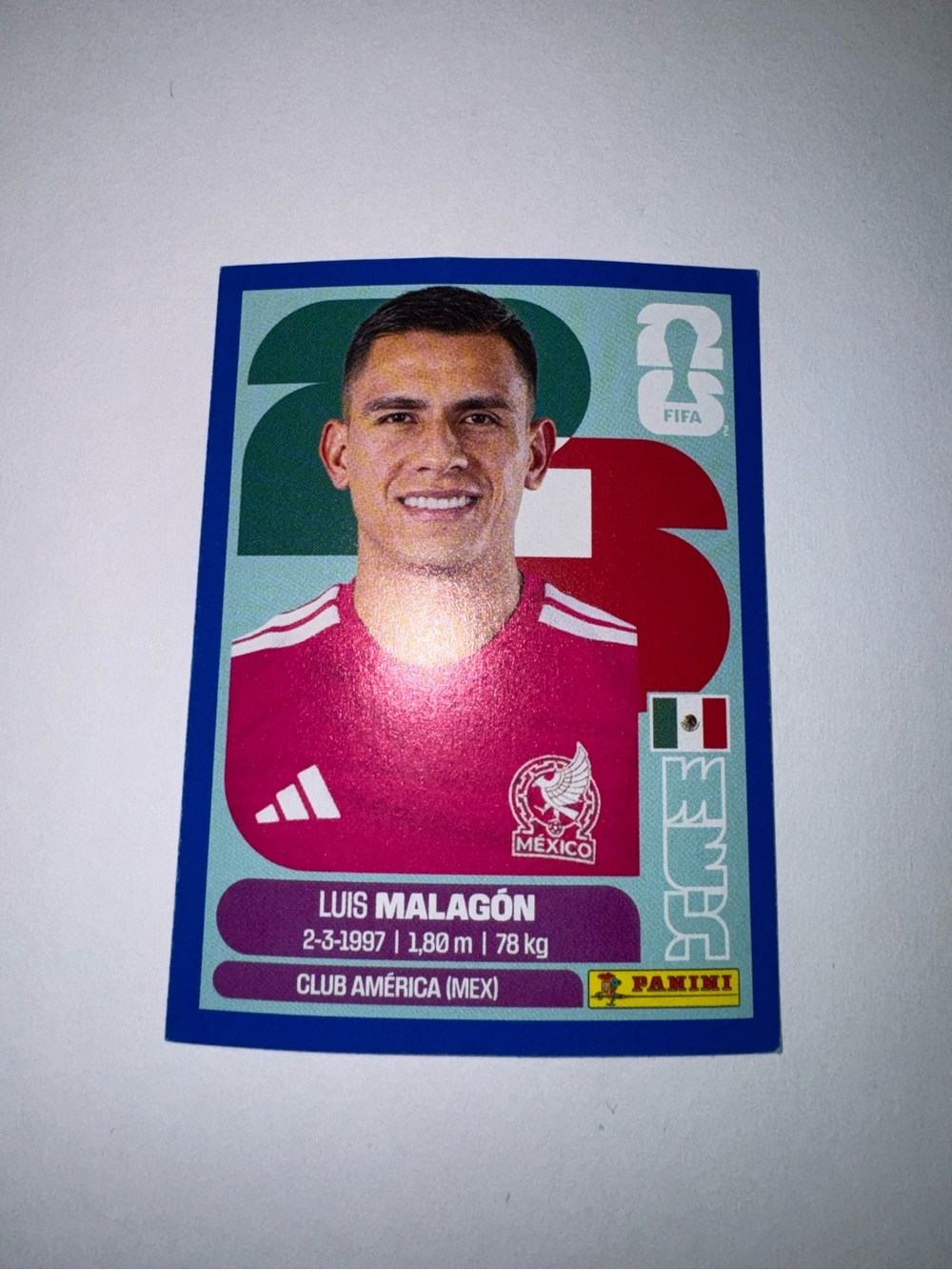 2026 Panini Fifa World Cup 26 - Luis Malagon #MEX 2 Sticker Mexico